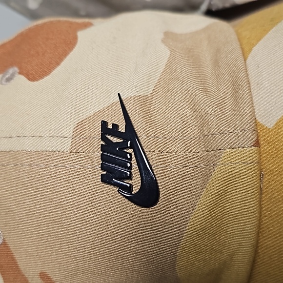 Nike × Streetwear RARE Nike Desert Camo Yellow Light Brown Adjustable Hat - Picture 4 of 12